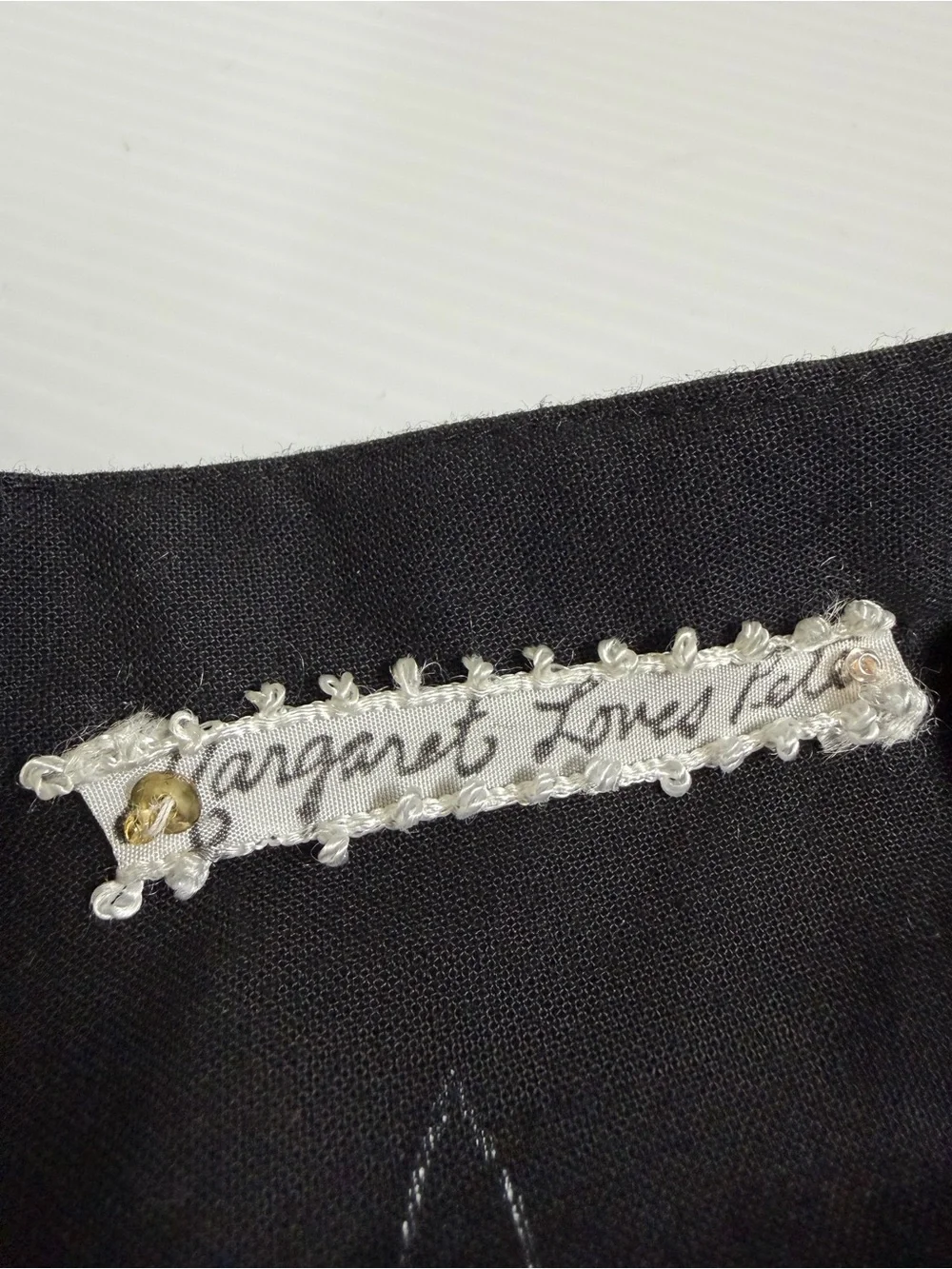 Margaret Loves Peter Black Midi Skirt With Silver Sequins
